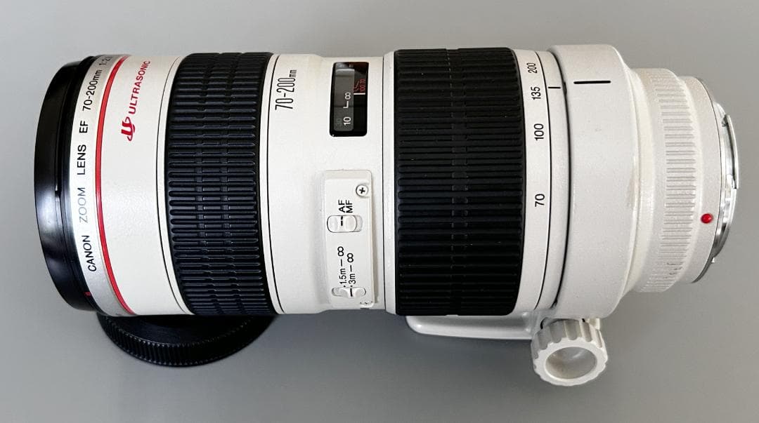 ジャンク CANON EF70-200mmF2.8 L USM(プロテクタ付)