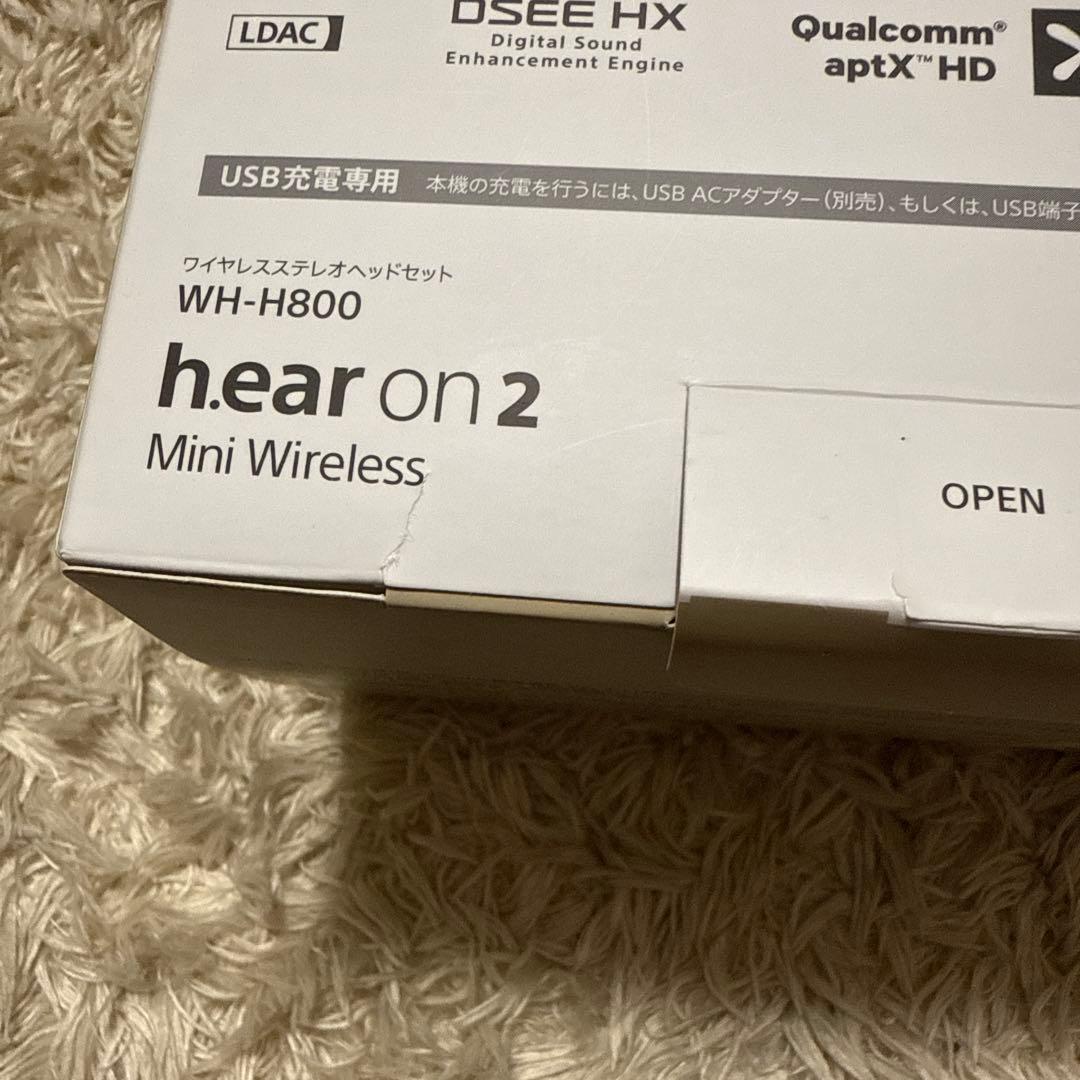 SONY h.earon2ワイヤレス WH-H800ペールゴールド