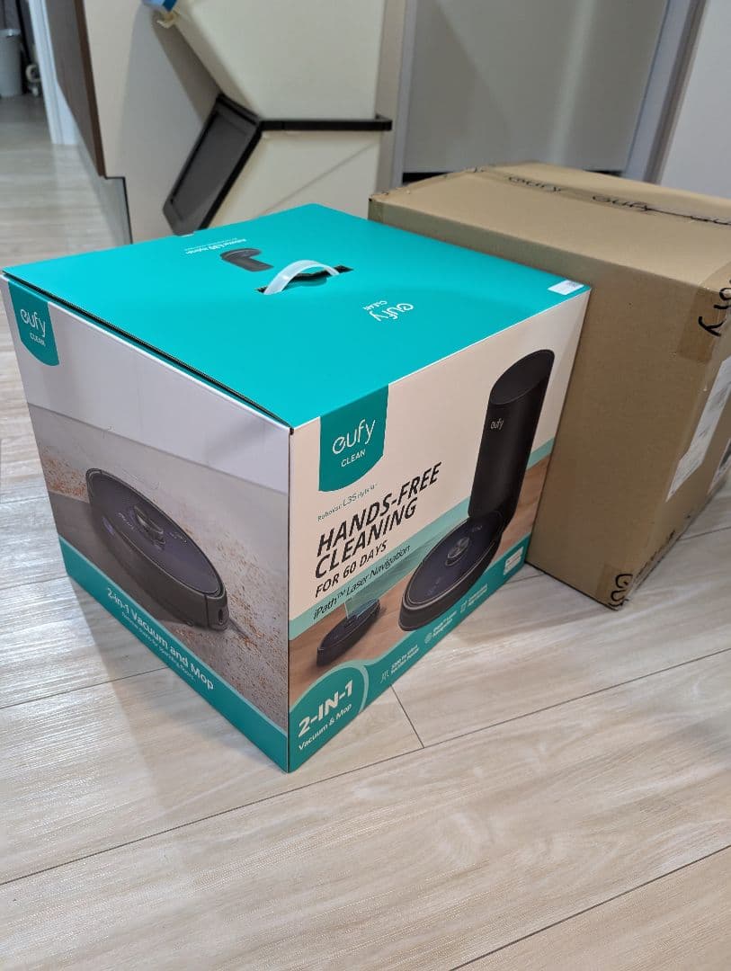 美品◆自動ごみ収集◆吸引◆水拭◆Eufy RoboVac L35 Hybrid+