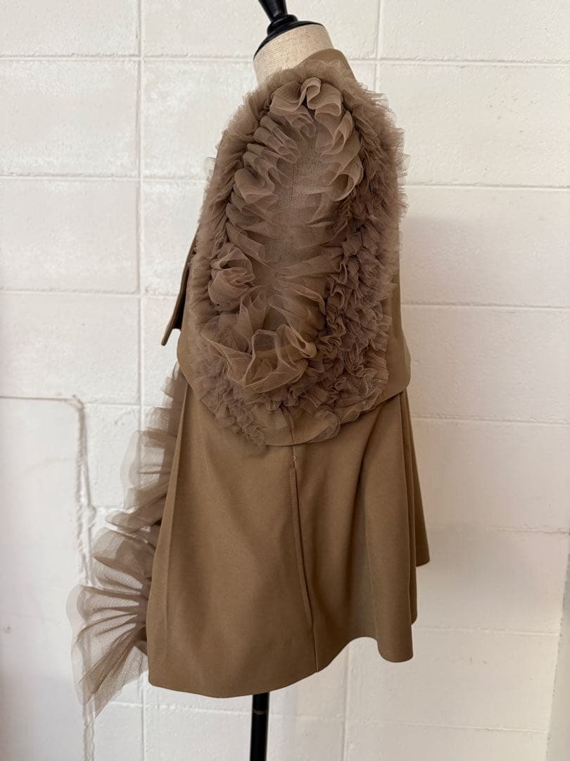 la belle etude 2WAYチュールノースリーブジャケット