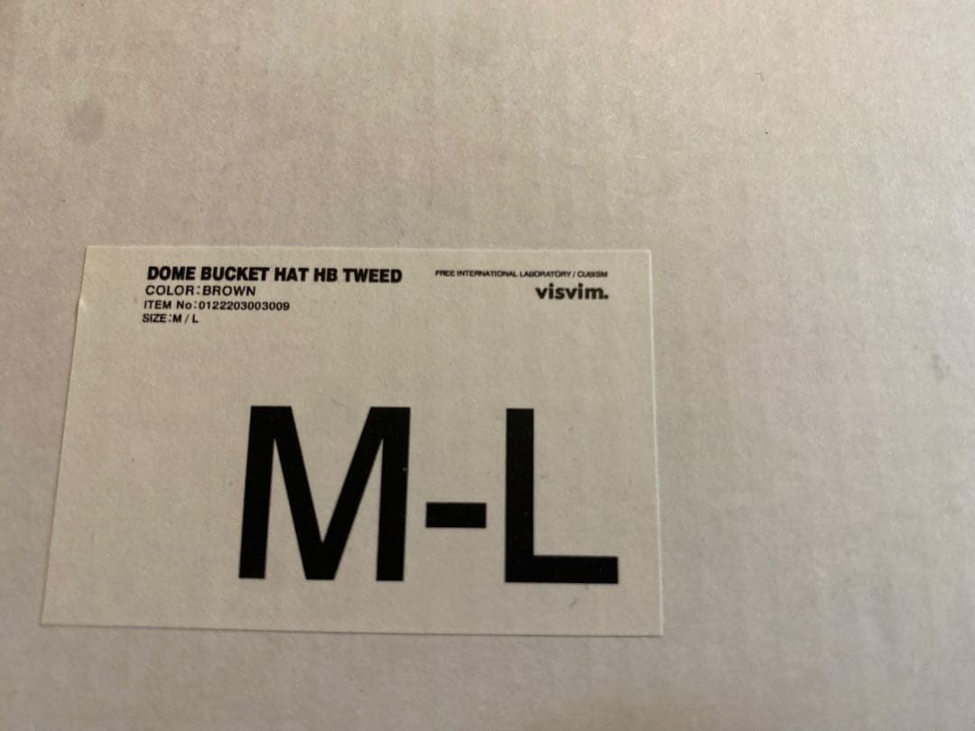 帽子 visvim DOME BUCKET HAT HB TWEED