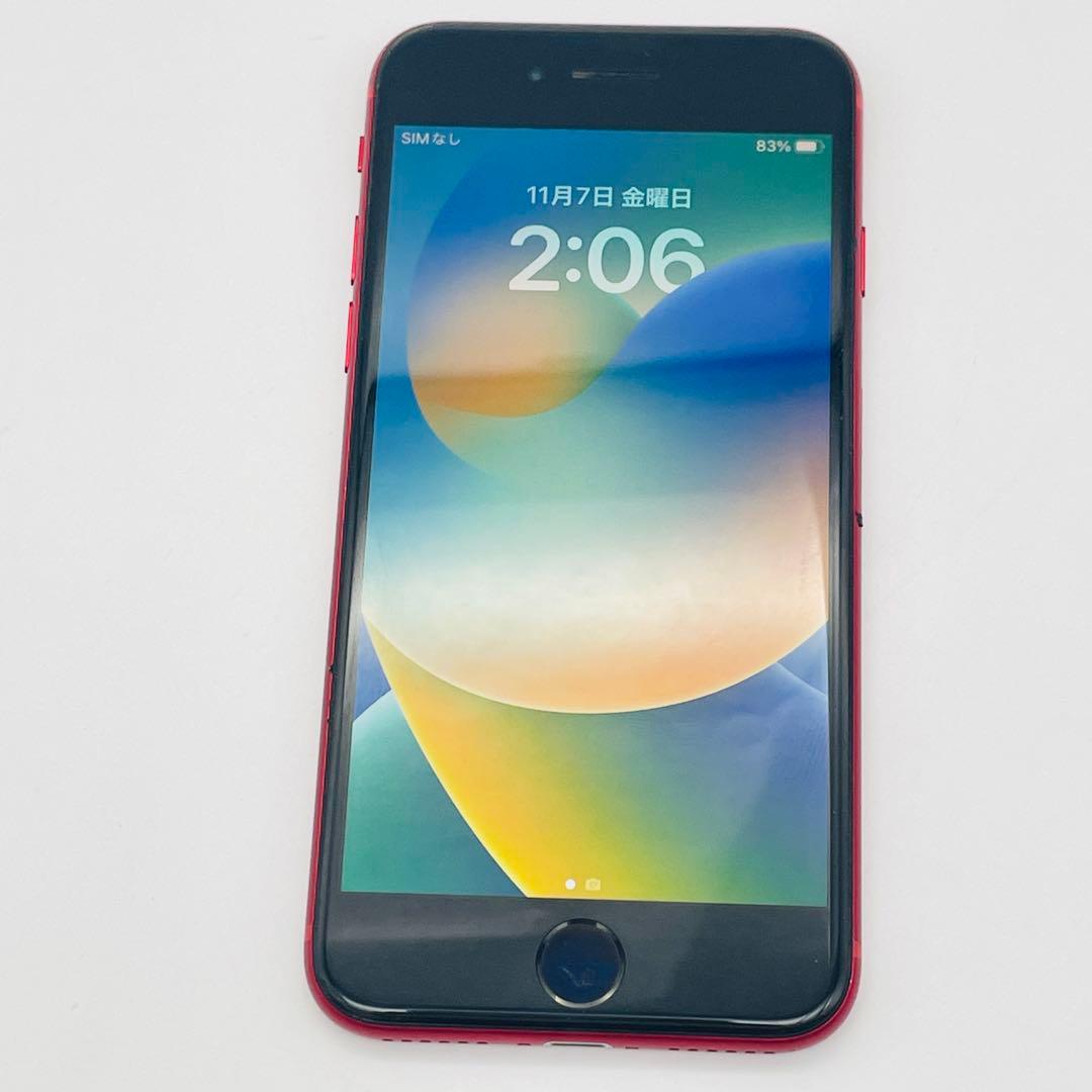iPhone 8 64GB レッド SIMロック解除済 バッテリー新品