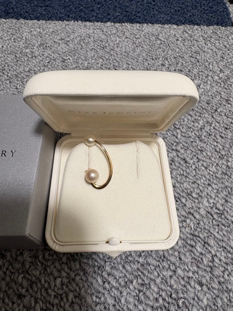 スタージュエリー パール　3way ピアス　k10 YG 10金