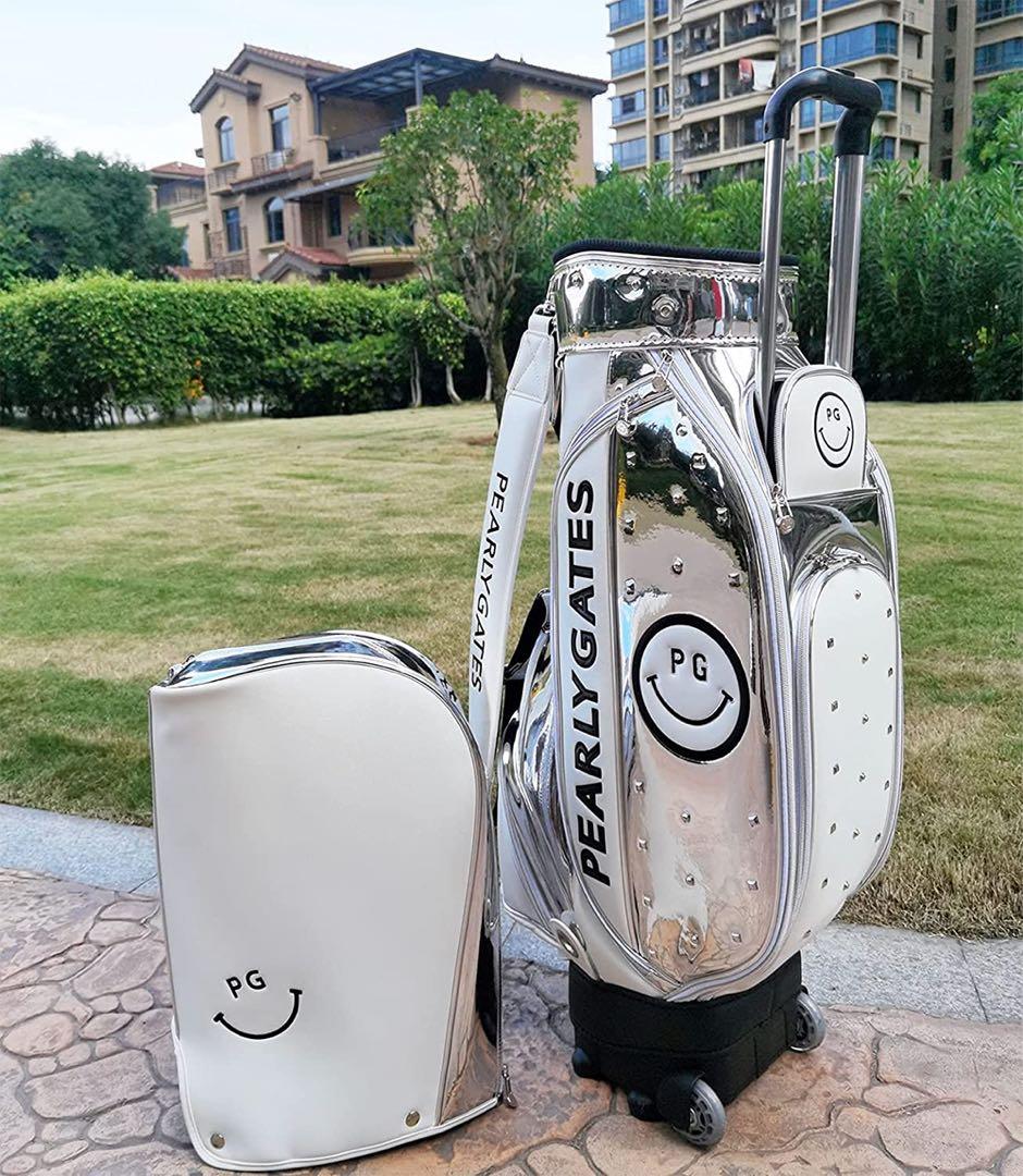 PEARLY GATES シルバー キャディバッグ ゴルフバッグ