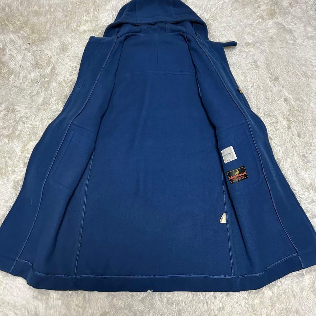 希少カラー　ムーアブルック　ヘリンボーン　ロングダッフルコート　丈100cm超