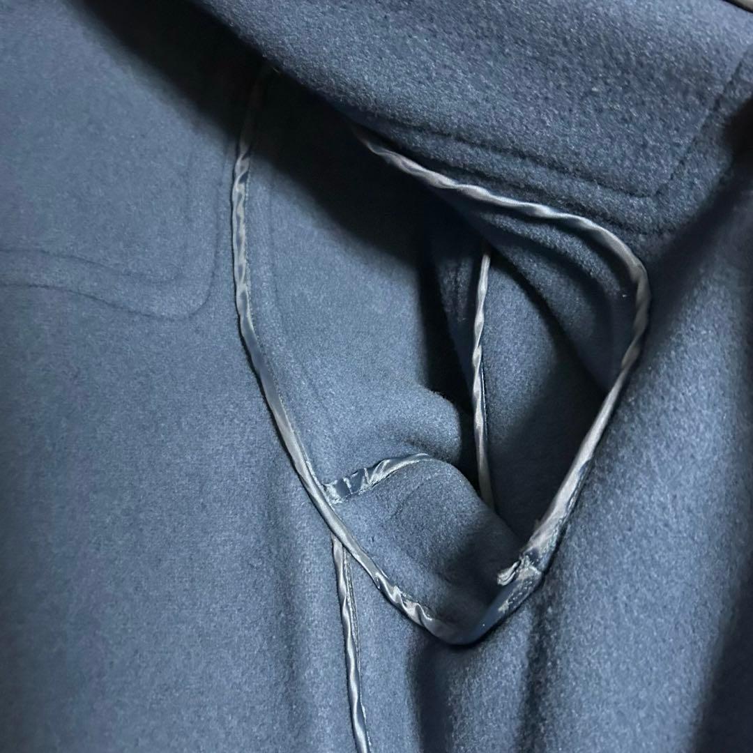 希少カラー　ムーアブルック　ヘリンボーン　ロングダッフルコート　丈100cm超