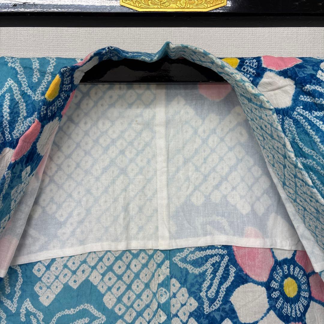 き*り様 AK-7778 有松鳴海絞り 浴衣 夏着物 色味の良い 夏物 着物 木