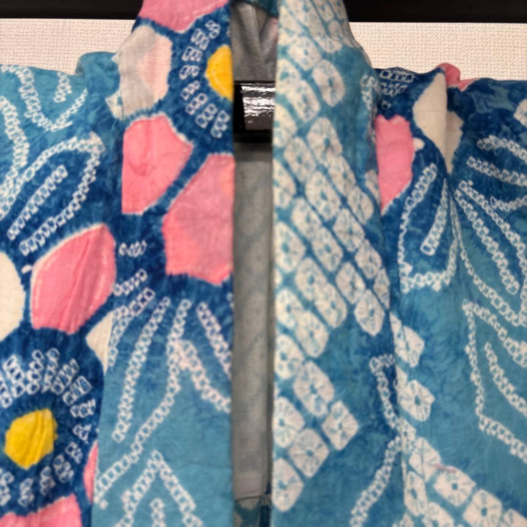 き*り様 AK-7778 有松鳴海絞り 浴衣 夏着物 色味の良い 夏物 着物 木