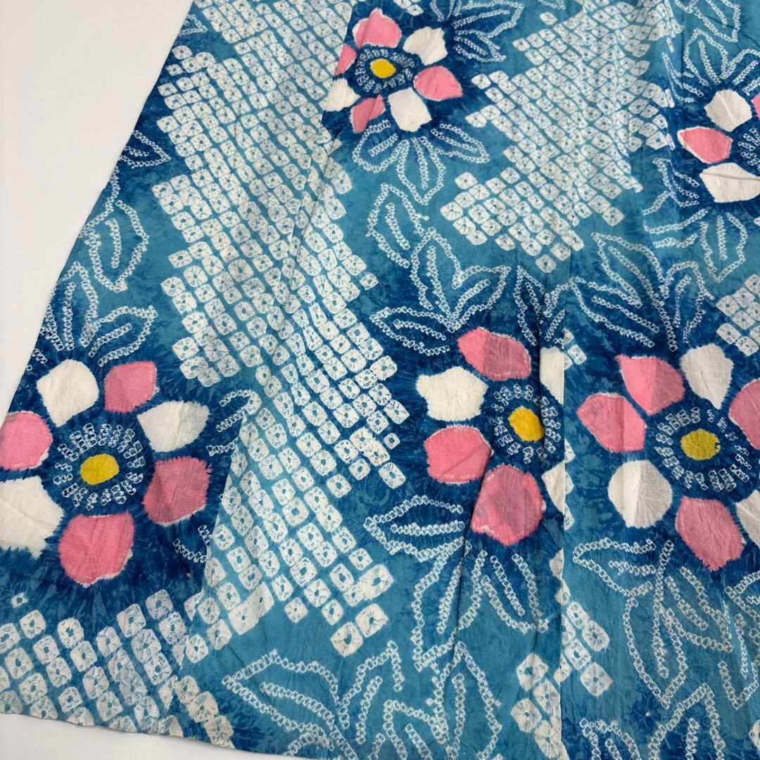 き*り様 AK-7778 有松鳴海絞り 浴衣 夏着物 色味の良い 夏物 着物 木