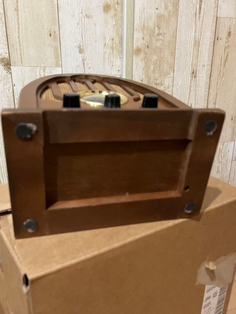 朝日放送　40周年記念品　松下電器製　AM FM レトロ調　ラジオ　中古品