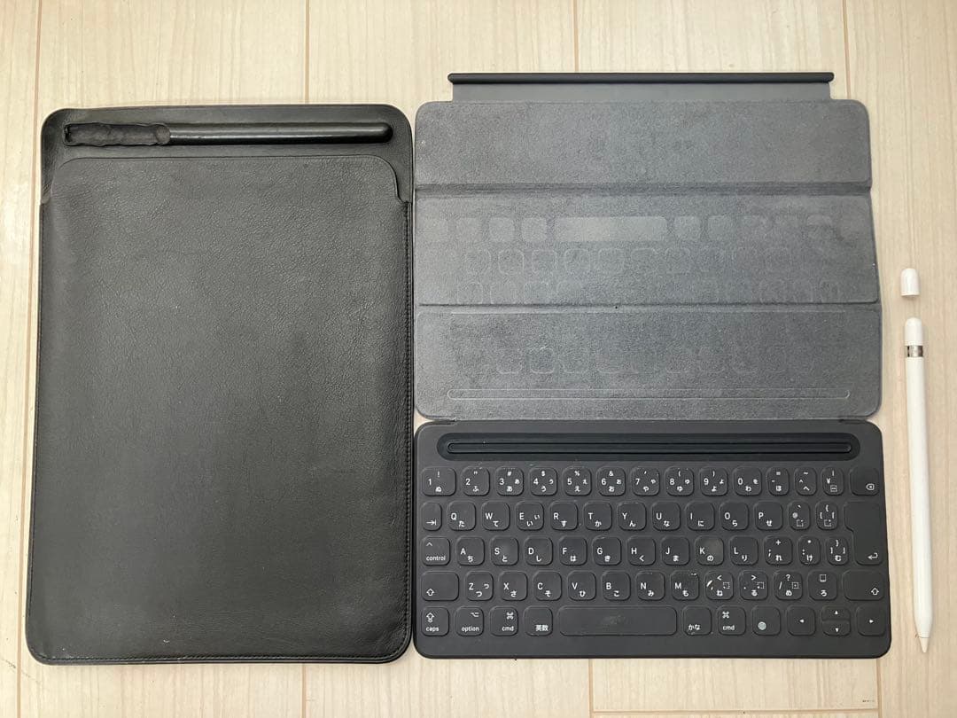 純正レザーケース&キーボード＆Apple Pencil 第1世代