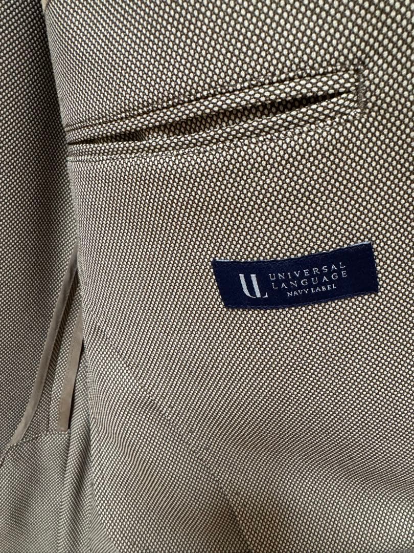 ※ほぼ未使用品【SUIT SQUARE】ビジネスジャケット ベージュ