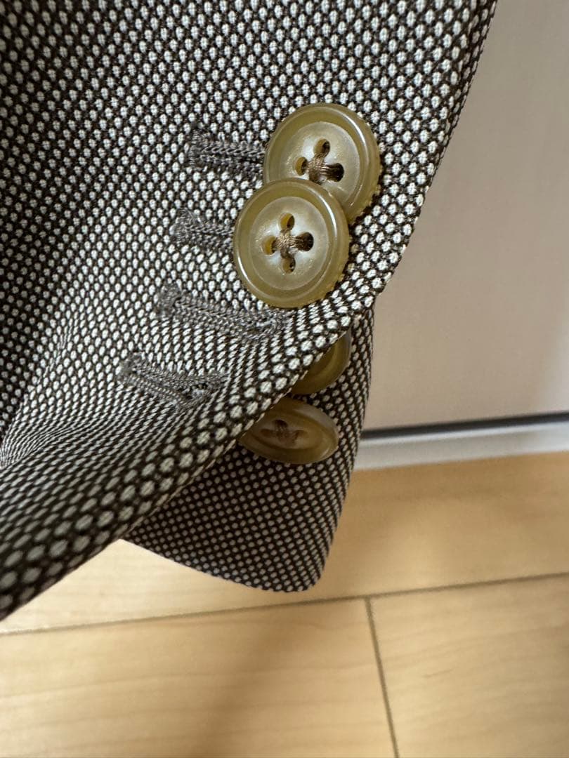 ※ほぼ未使用品【SUIT SQUARE】ビジネスジャケット ベージュ