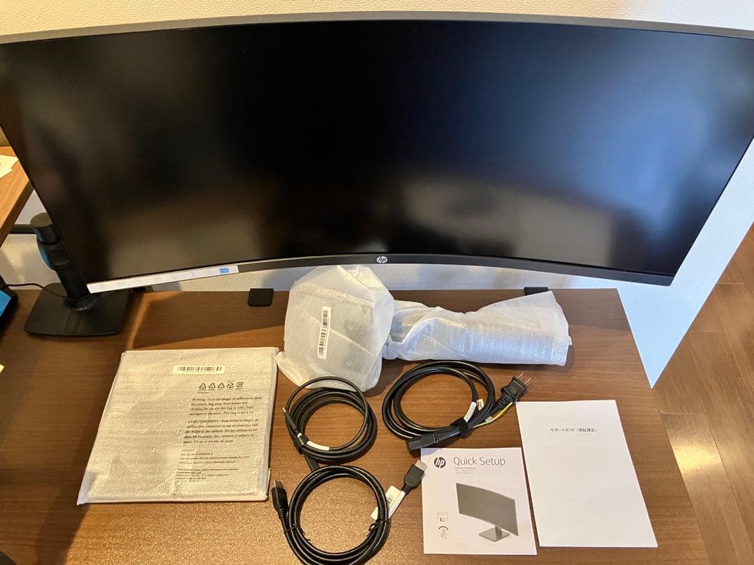 HP M34d WQHD 34インチ ウルトラワイドモニター PD充電 ハブ