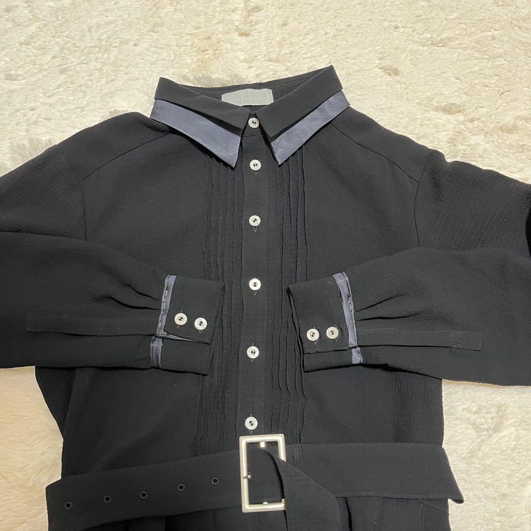 hazama 駆け巡るワンピース　黒　ハザマ　S