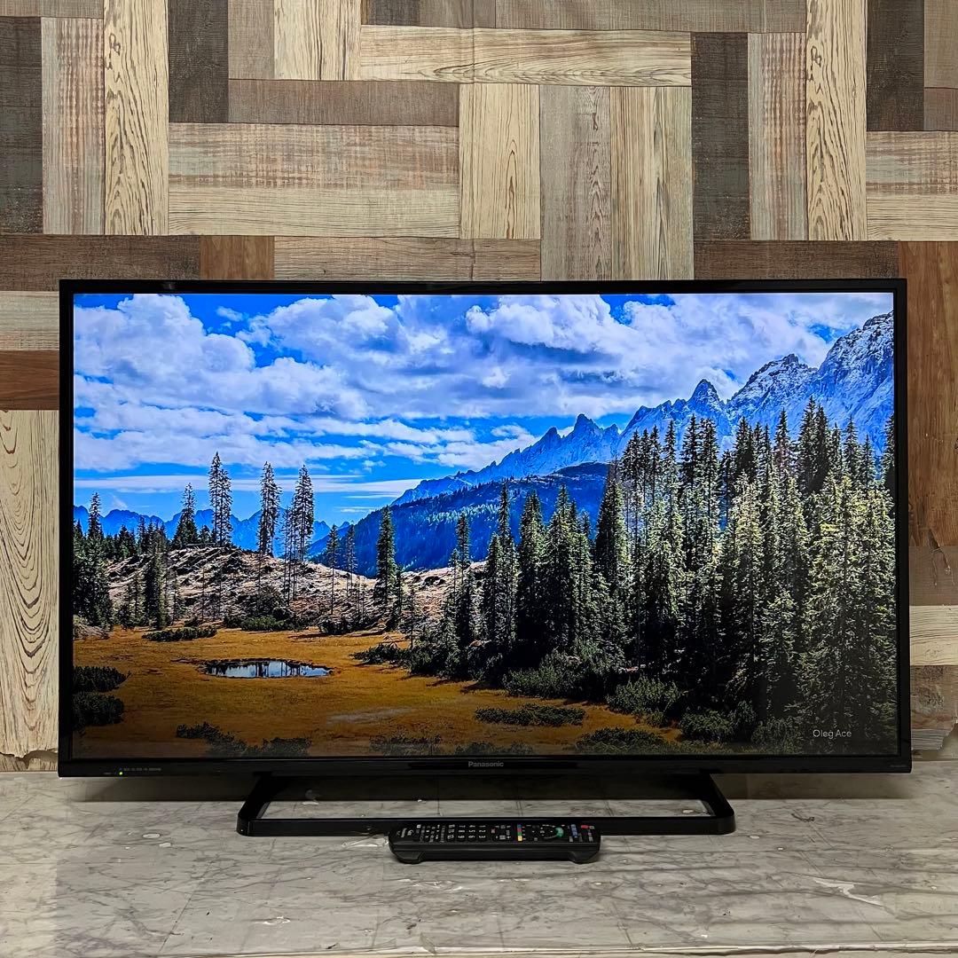 即日受渡❣️全国送料込Panasonic43型液晶テレビ外付けHDD録画対応