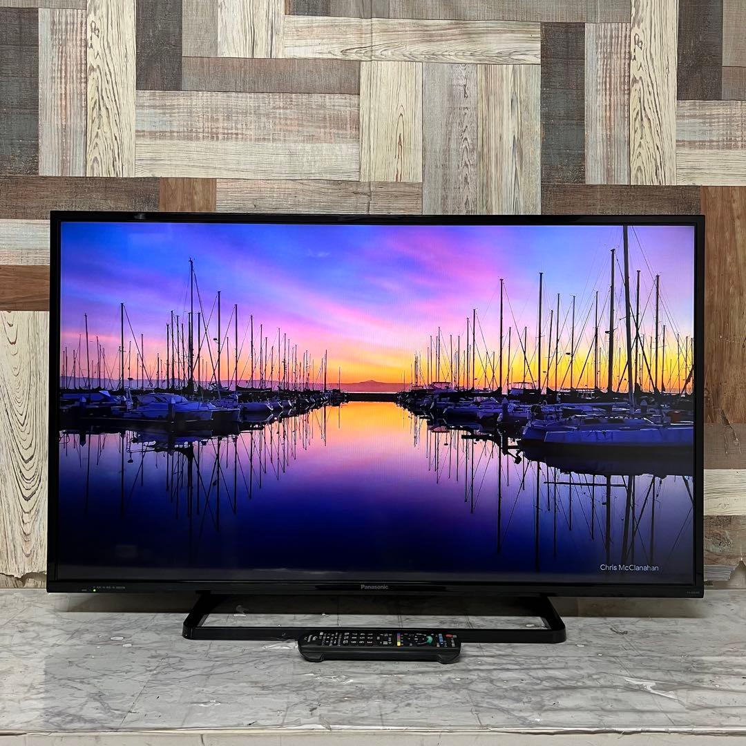 即日受渡❣️全国送料込Panasonic43型液晶テレビ外付けHDD録画対応