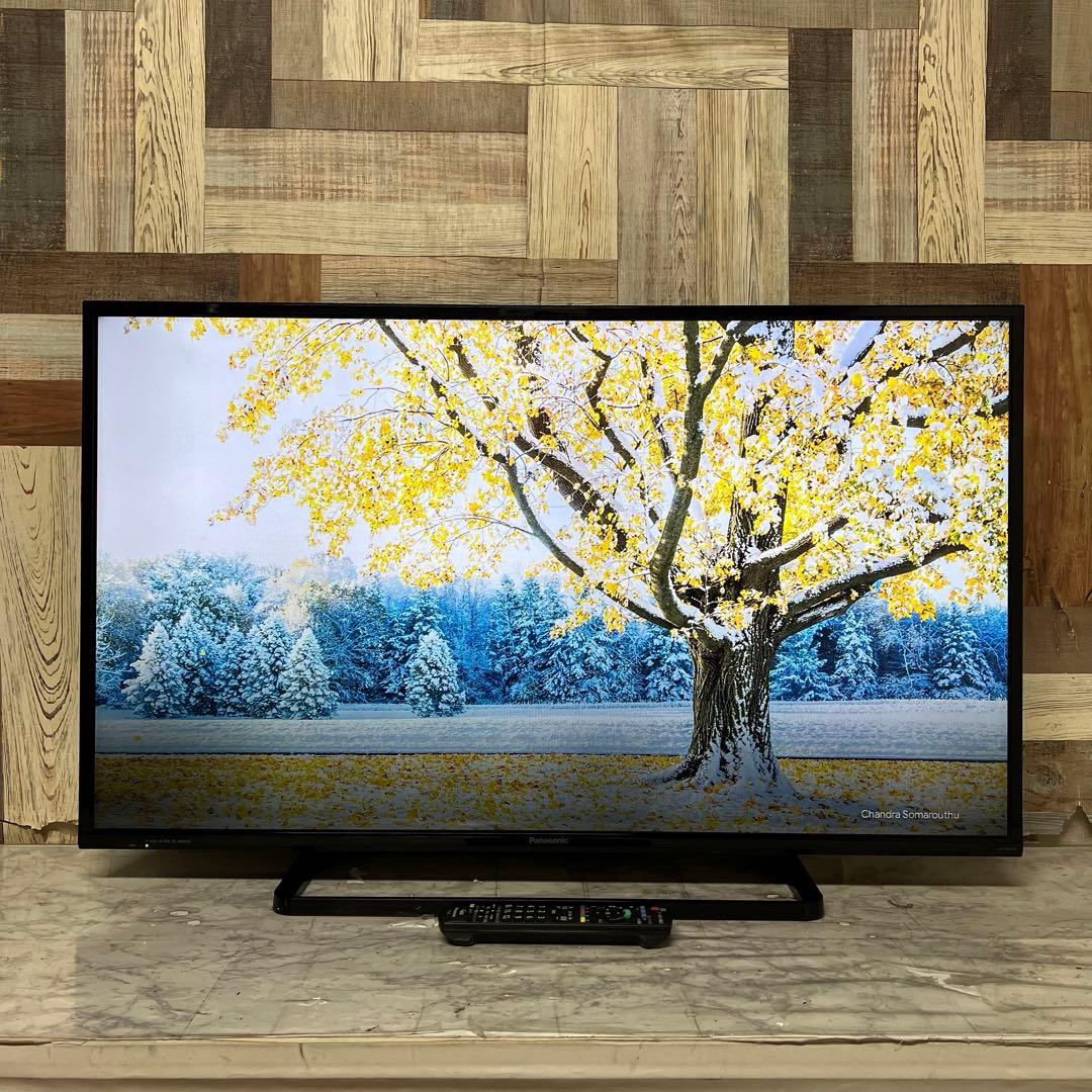 即日受渡❣️全国送料込Panasonic43型液晶テレビ外付けHDD録画対応
