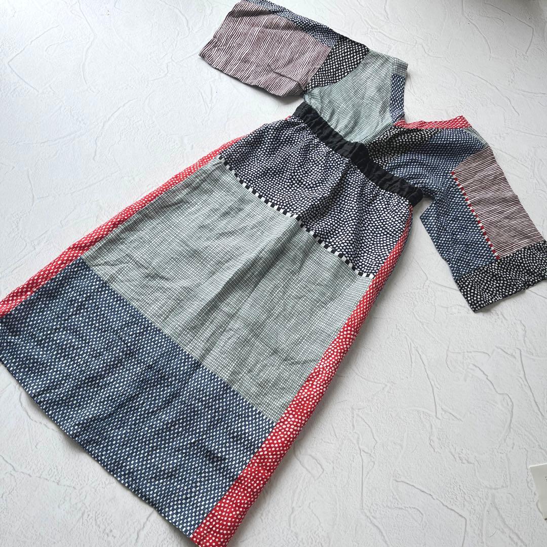 sousou ゆかたみたて 着物 浴衣 ワンピース 麻