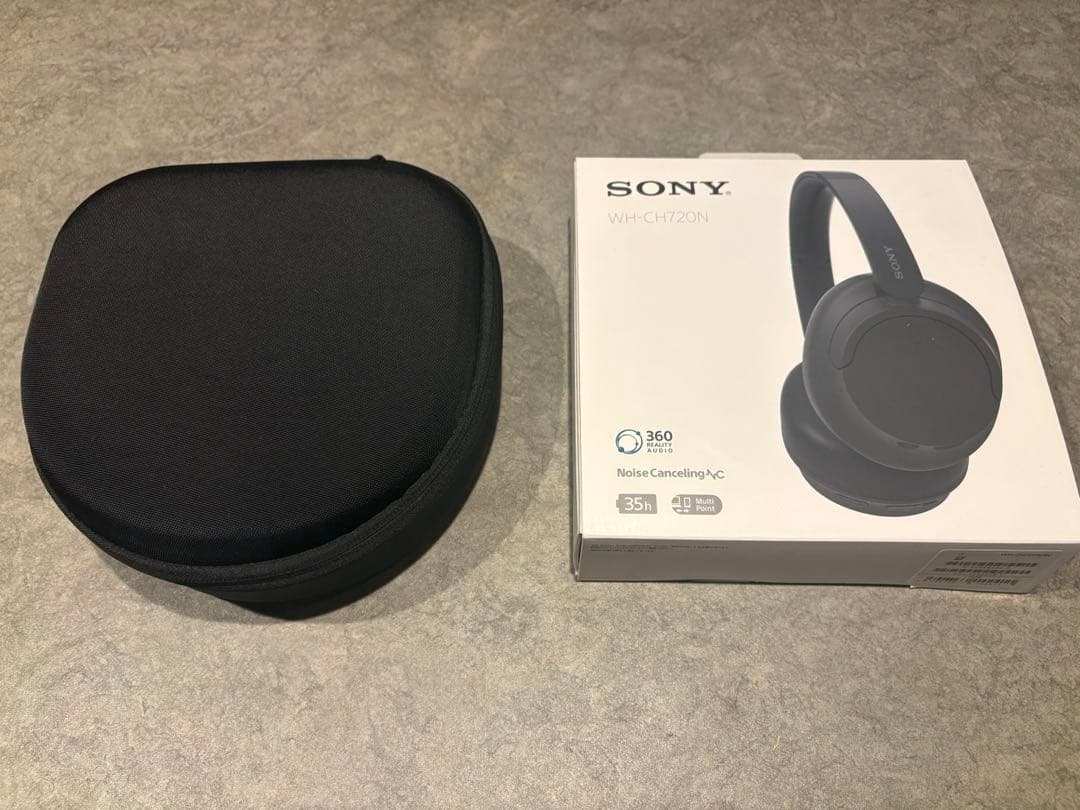 SONY WH-CH720N BLACK 専用ケース付き