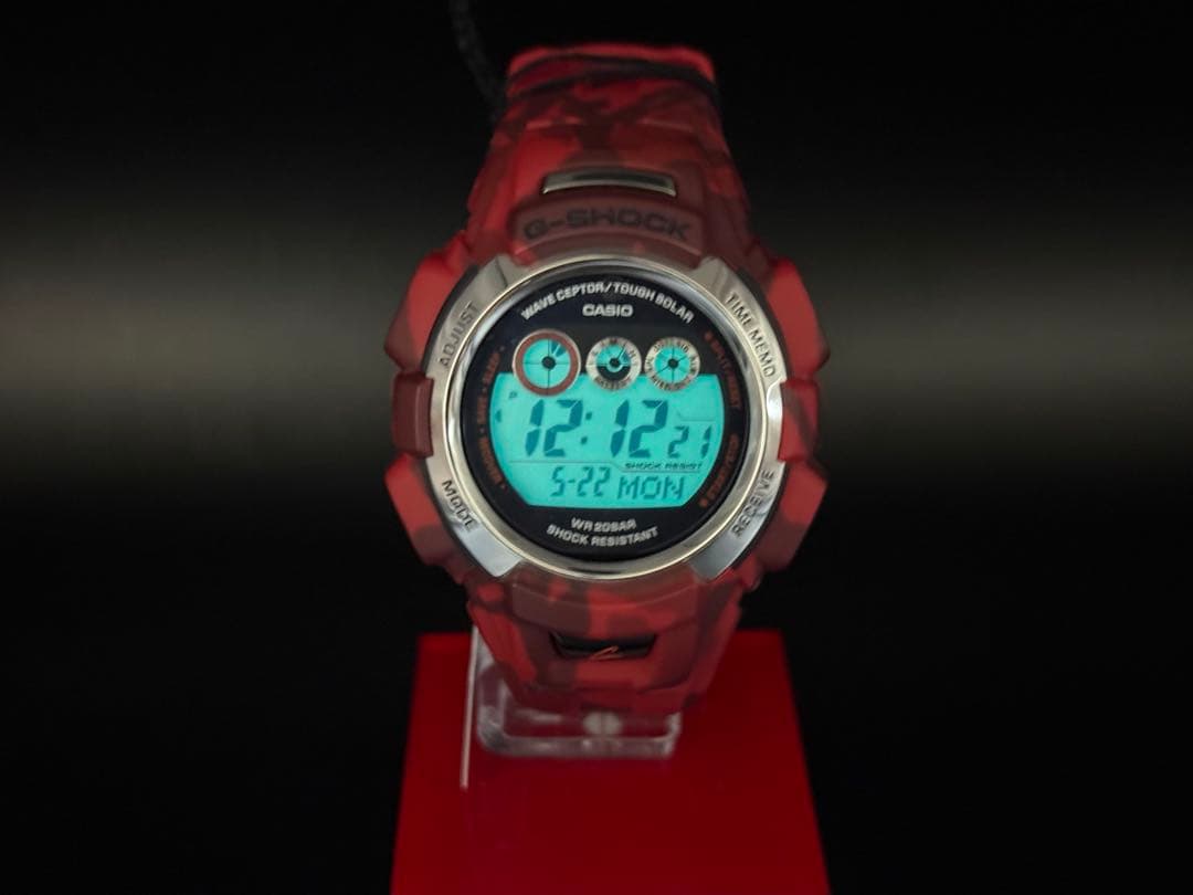 CASIO G-SHOCK GW-300CFJ-4JF 電波ソーラー赤迷彩美品