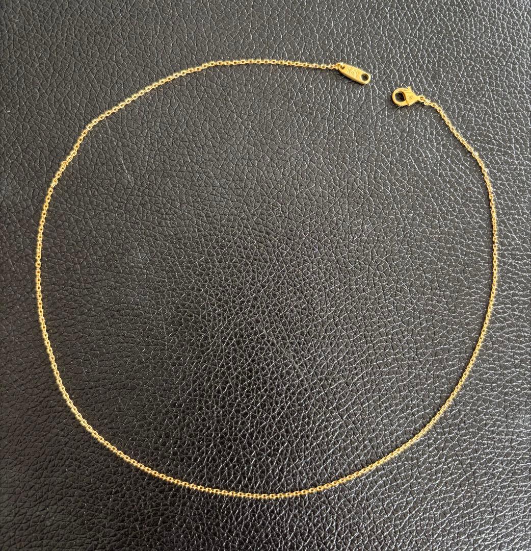e.m. K18 チェーン ネックレス 40cm