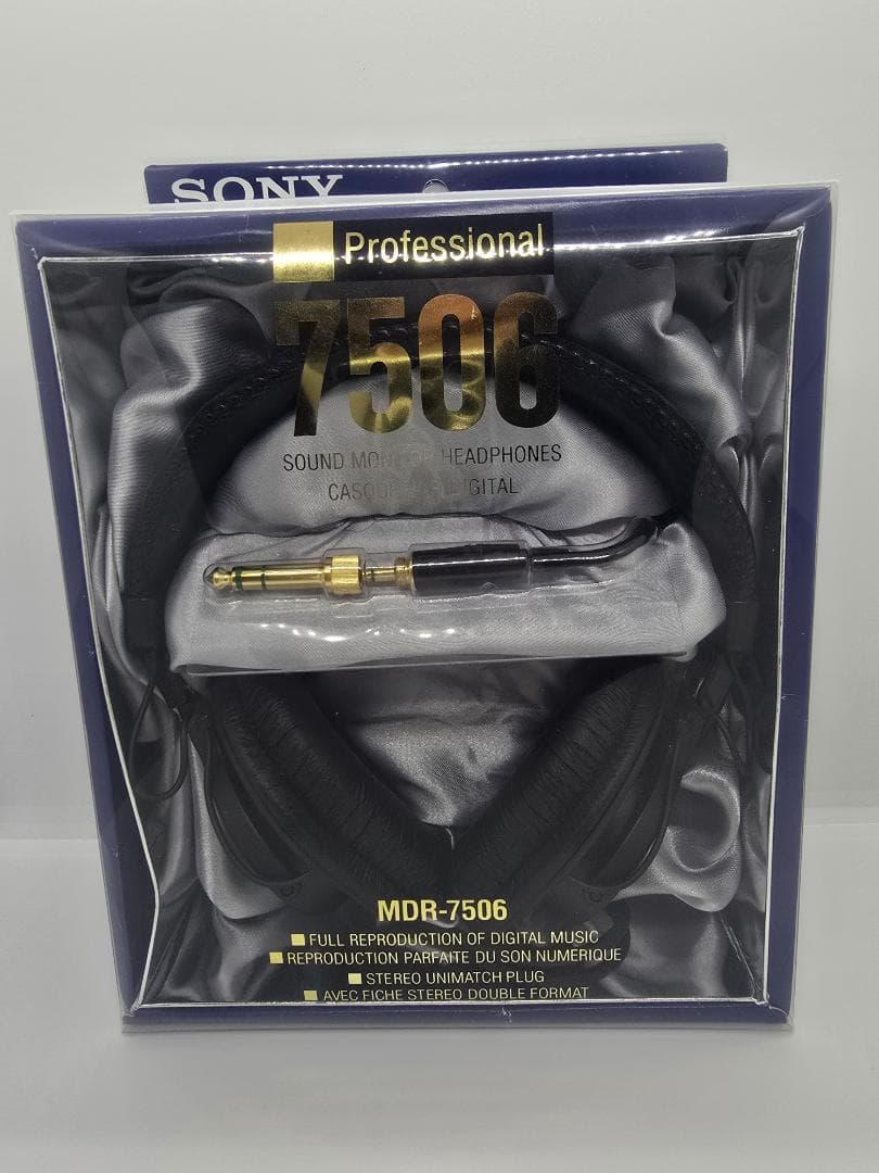 【完品】SONY MDR-7506 モニターヘッドフォン