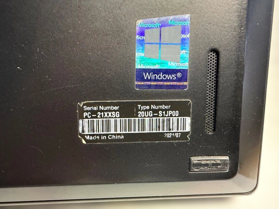 Windowsノート本体 Lenovo X13 Gen1 Ryzen5/8G/SSD256G Office