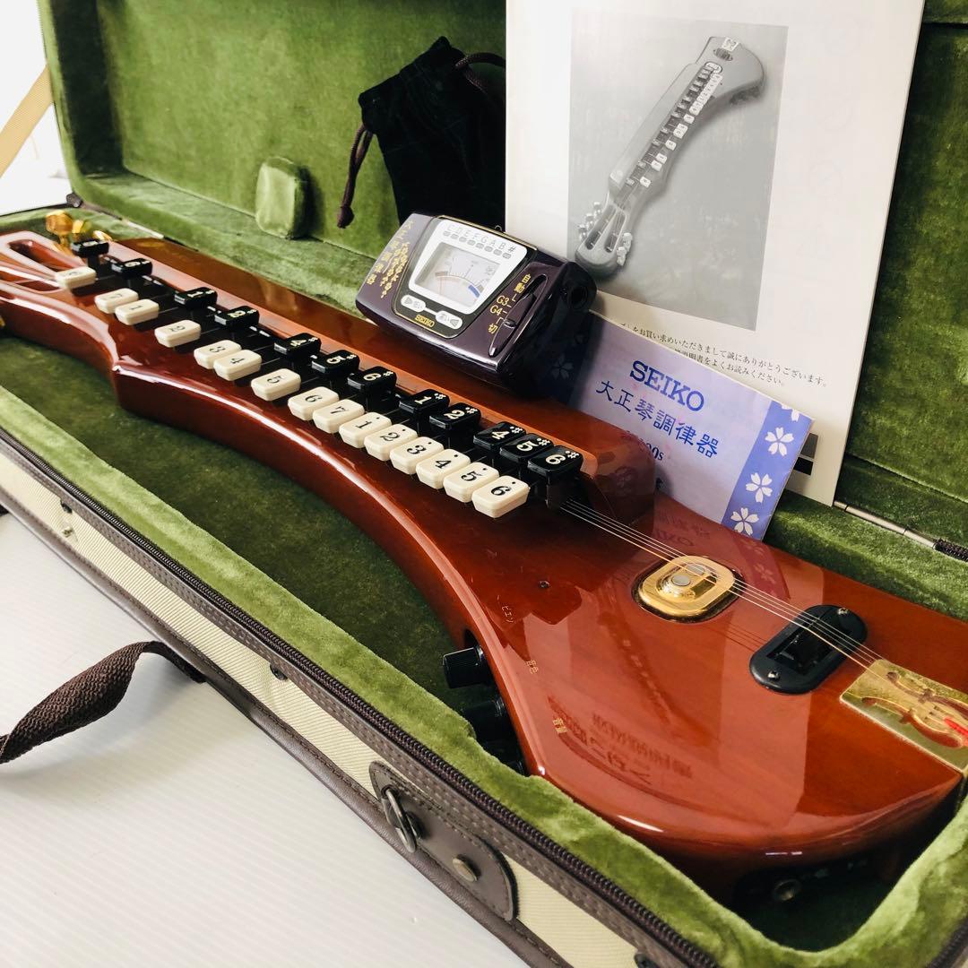 良品 SUZUKI こはく ソプラノ 電気大正琴 楽器 CHK-1 スズキ