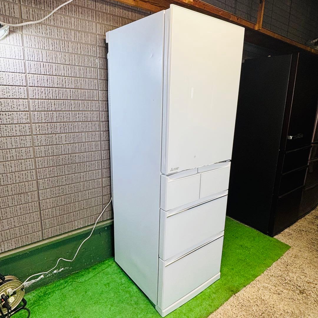 三菱電機 455L 冷蔵庫 大容量 ガラス面 タッチパネル【地域限定配送無料】