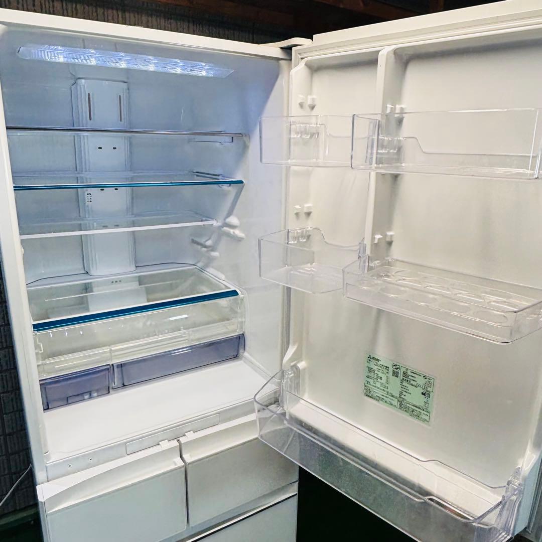 三菱電機 455L 冷蔵庫 大容量 ガラス面 タッチパネル【地域限定配送無料】