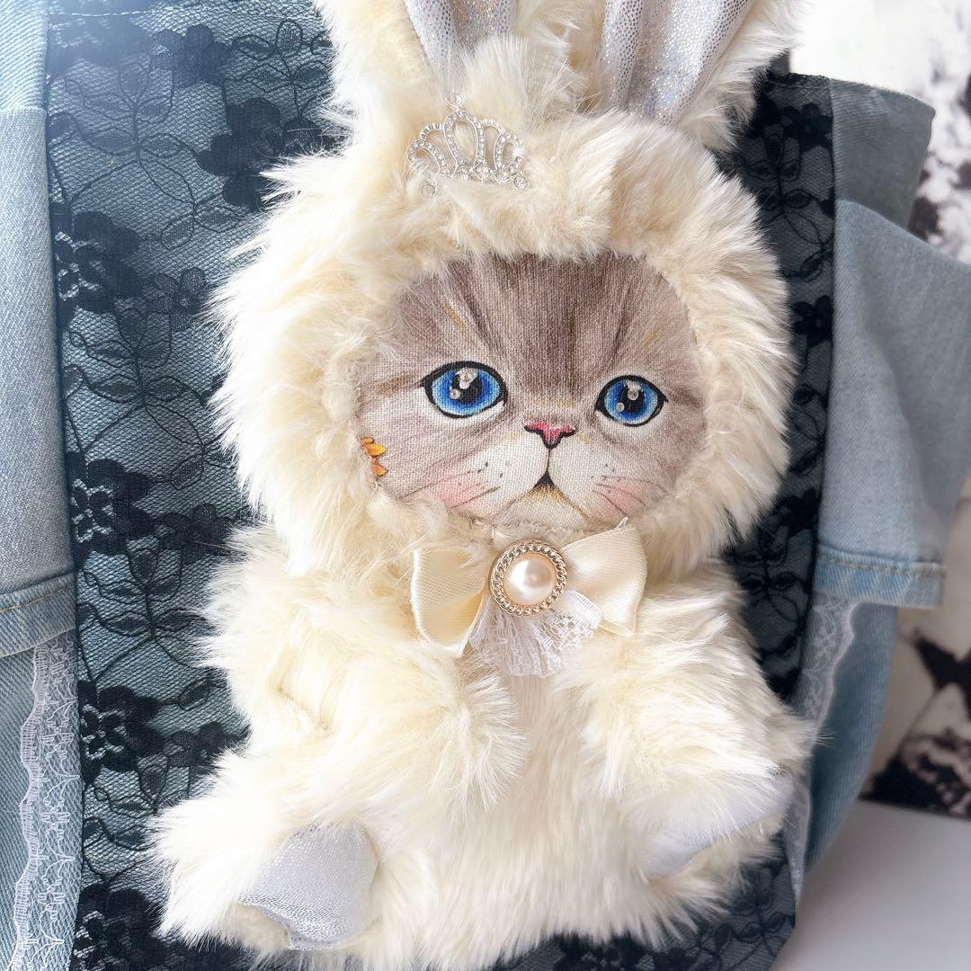 牡*❁様 コヤンイサムチョン　トートバッグ　ルミちゃん　ハンドメイド　デニム