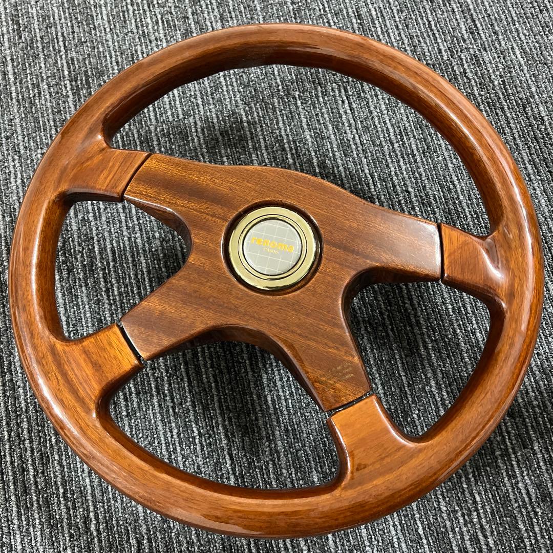 RENOMA 4本スポーク・ウッドステア リング フルウッド