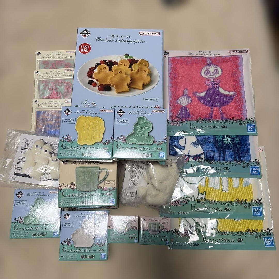 【未使用】ムーミン一番くじ ラストワン賞ワッフルメーカー付き 豪華セット