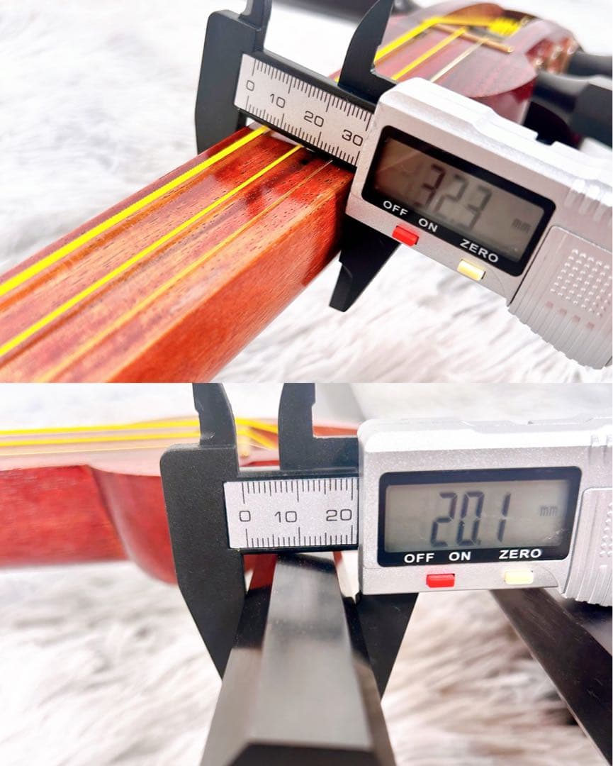 津軽三味線　花梨　太棹　　東さわり付　皮やぶれなし