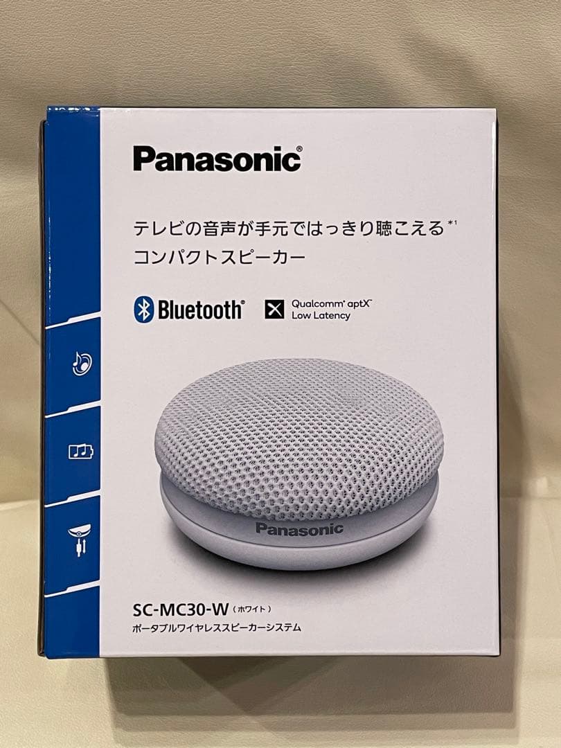 【未使用品】Panasonic ワイヤレススピーカー SC-MC30-W