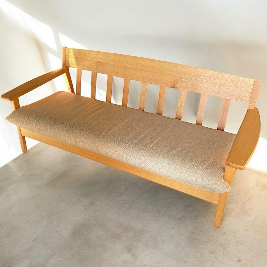 HR545 飛騨産業　3人掛け　ソファ　キツツキ　TR13SOR OU TRBE