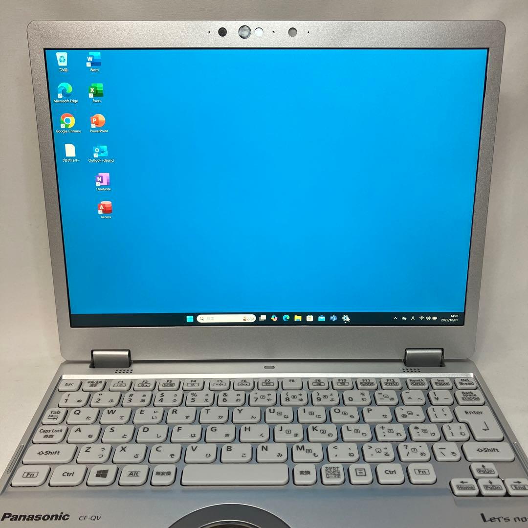 美品 LET'S NOTE QV9 第10世代 i5 16GB 累積 230時間