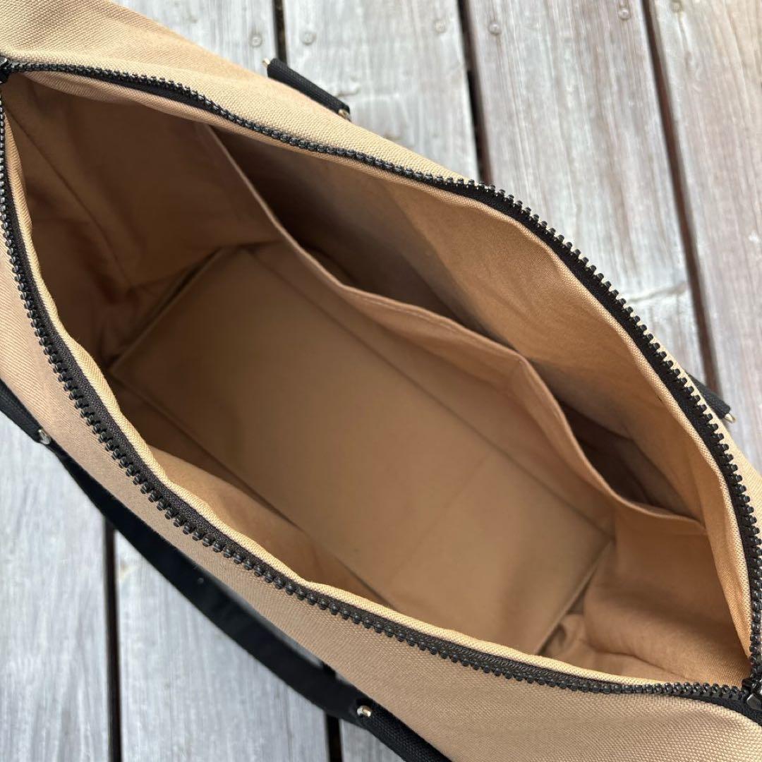 大容量ファスナートート【倉敷帆布】