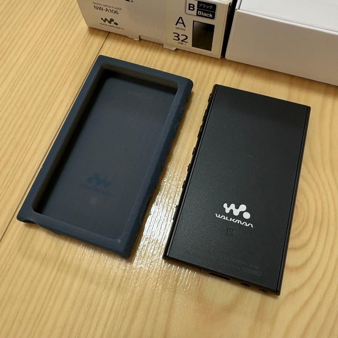 ソニーウォークマン32GB ブラック NW-A106-B 〈NWA106-BM〉