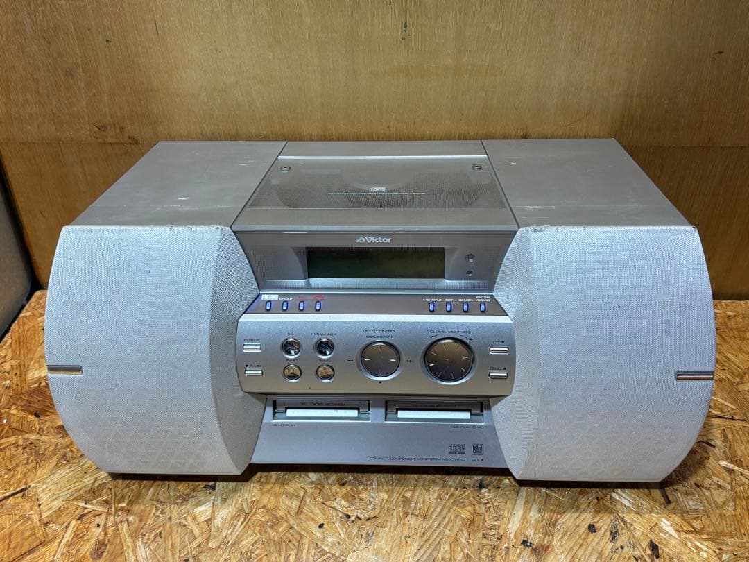 コンパクト MDコンポ NS-X7WMD-S Victor 動作品