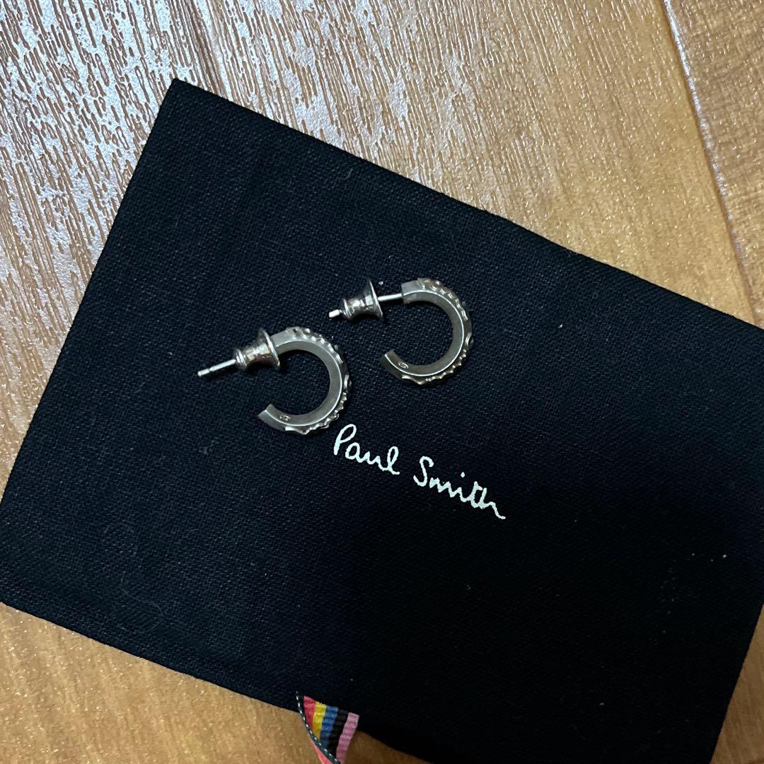 Paul Smith Cropped Logo シングルピアスシルバー2点セット