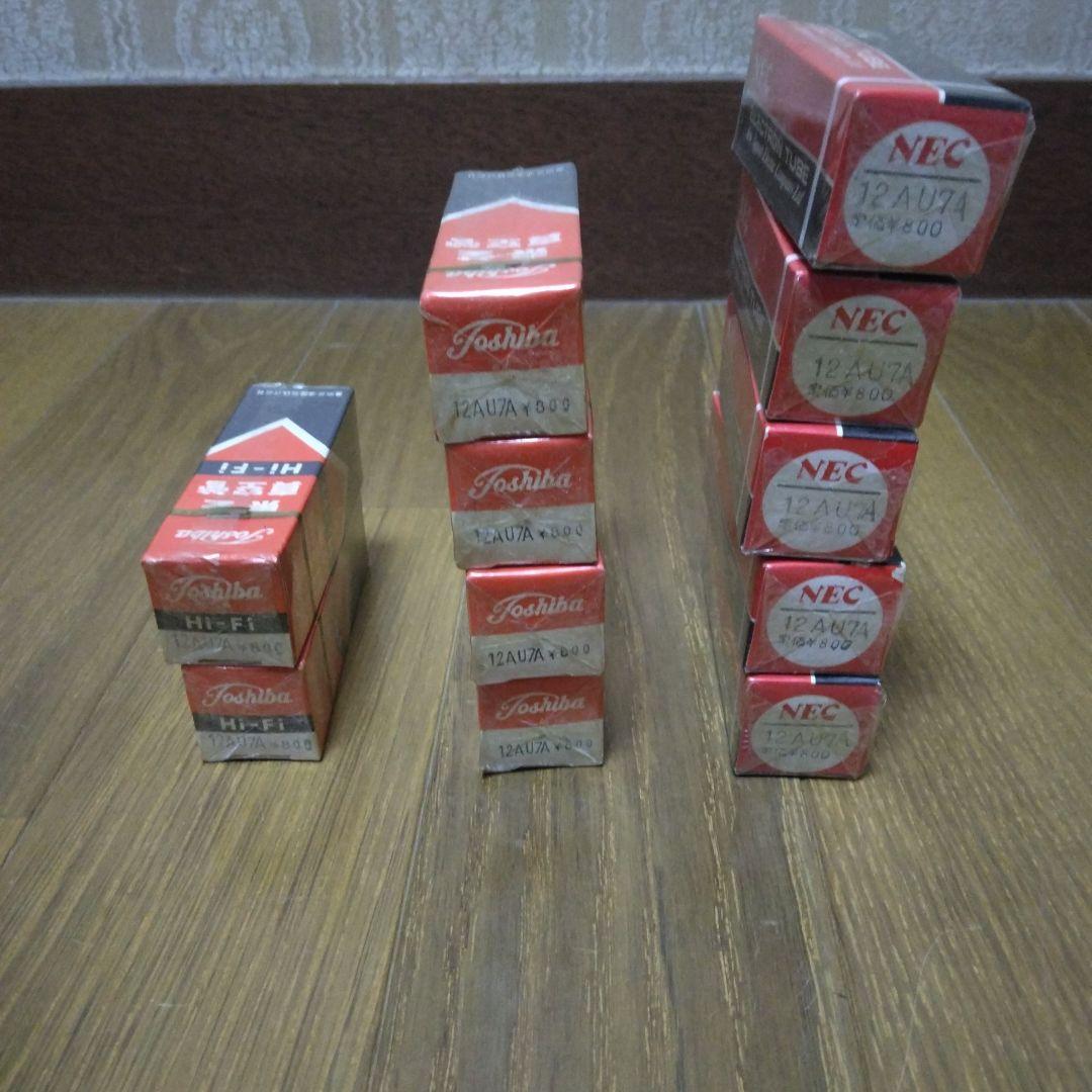 東芝真空管Hi-Fi 12AU7A 2本 12AU7A 東芝4本・NEC5本