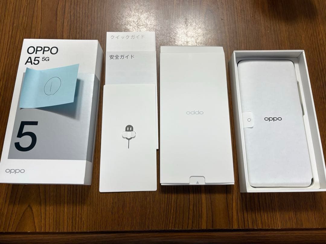 【2台まとめ】OPPO A5 5G グリーン SIMなし