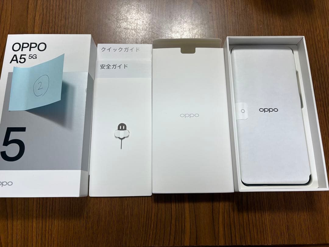 【2台まとめ】OPPO A5 5G グリーン SIMなし