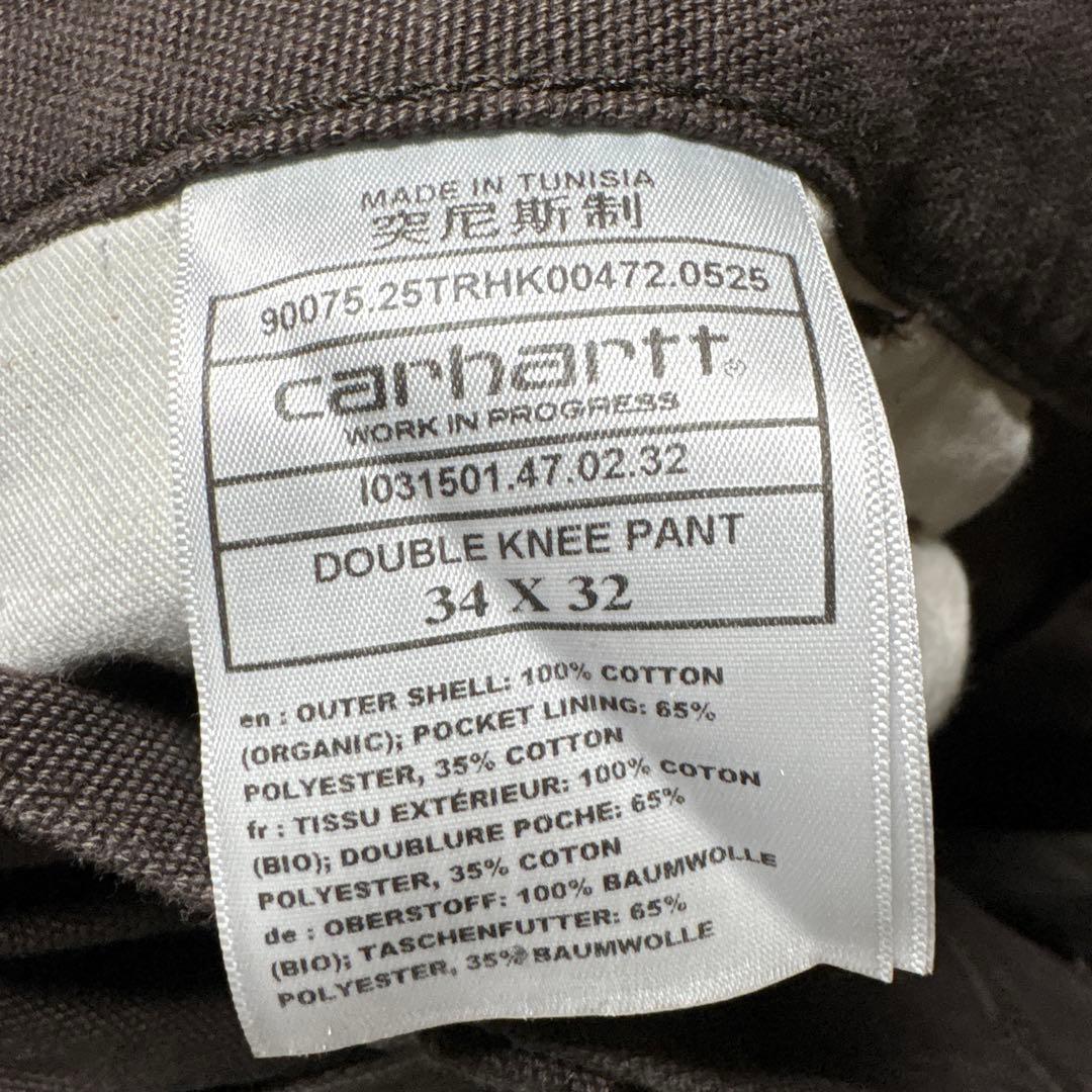 Carhartt WIP DOUBLE KNEE PANT ダークブラウン　34