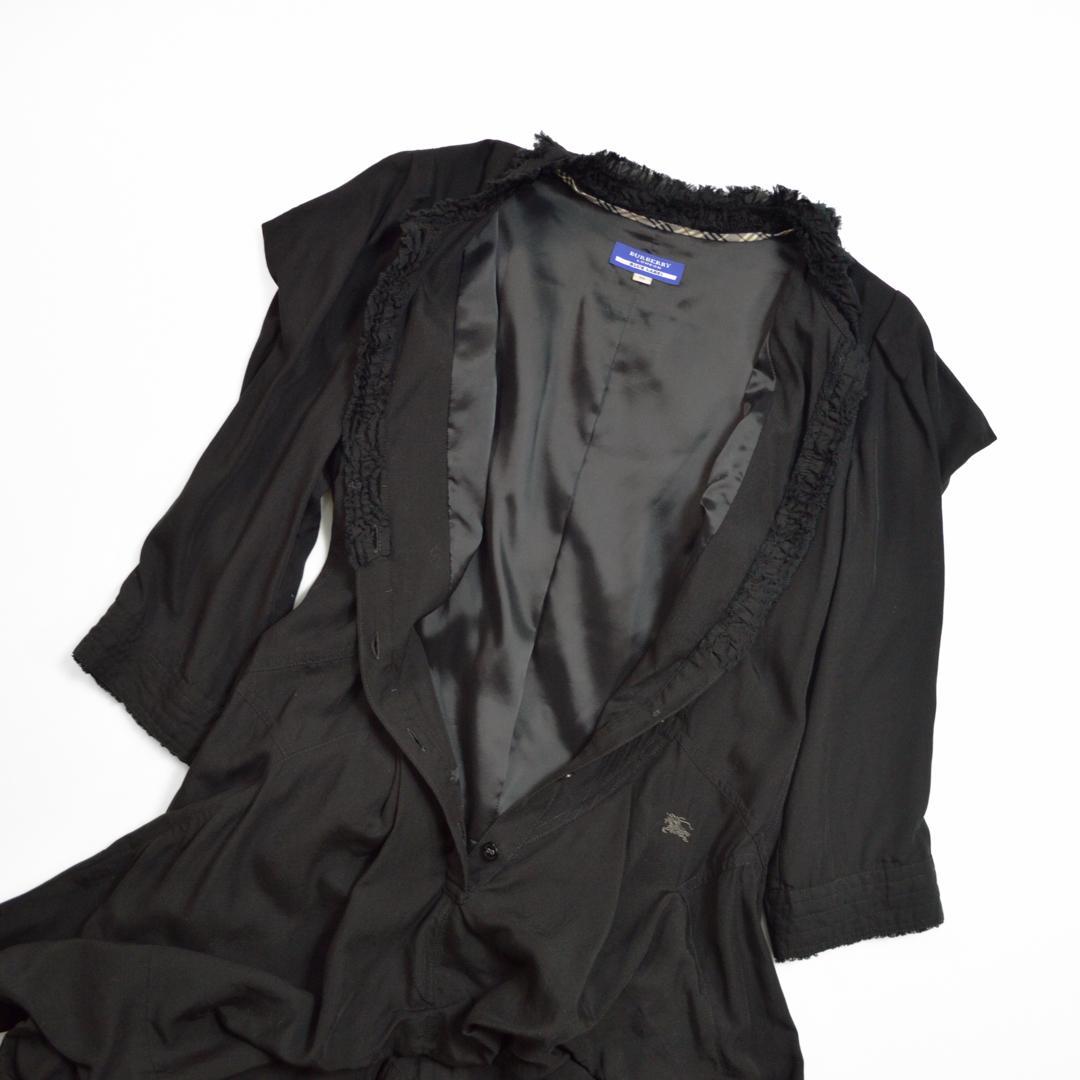 専用【美品】Burberryバーバリーリヨセルイレヘムピンタックシャツワンピース