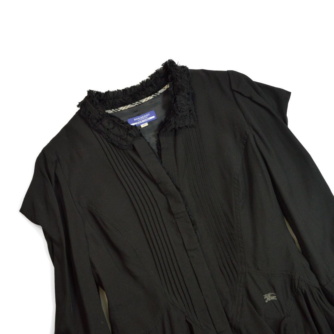 専用【美品】Burberryバーバリーリヨセルイレヘムピンタックシャツワンピース