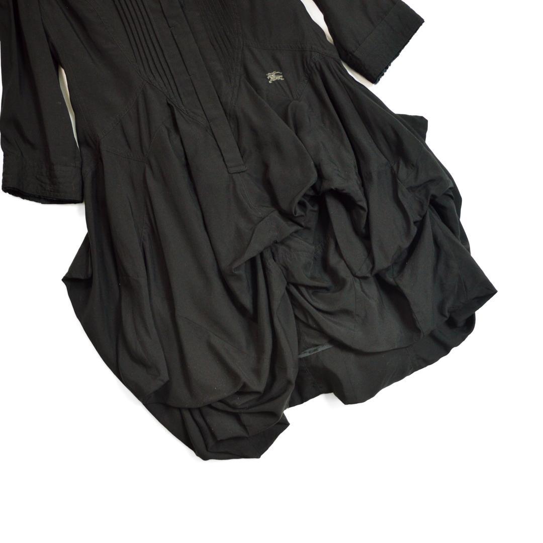 専用【美品】Burberryバーバリーリヨセルイレヘムピンタックシャツワンピース