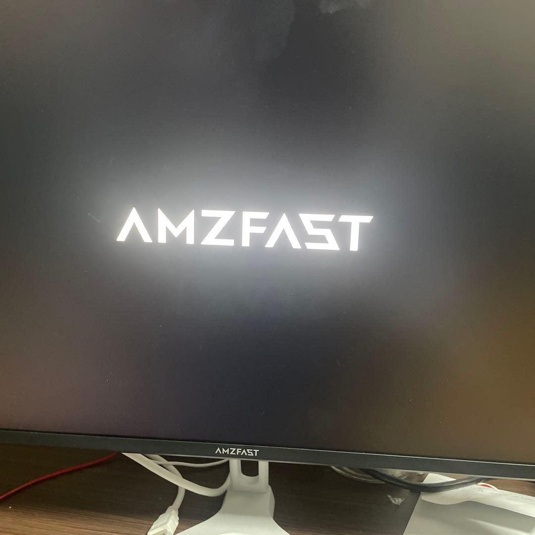 【高画質】ゲーミングモニター　ホワイト AMZFAST